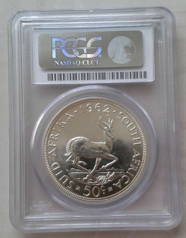 1962 Republic proof silver 50c PCGS PR66 (low mintage)