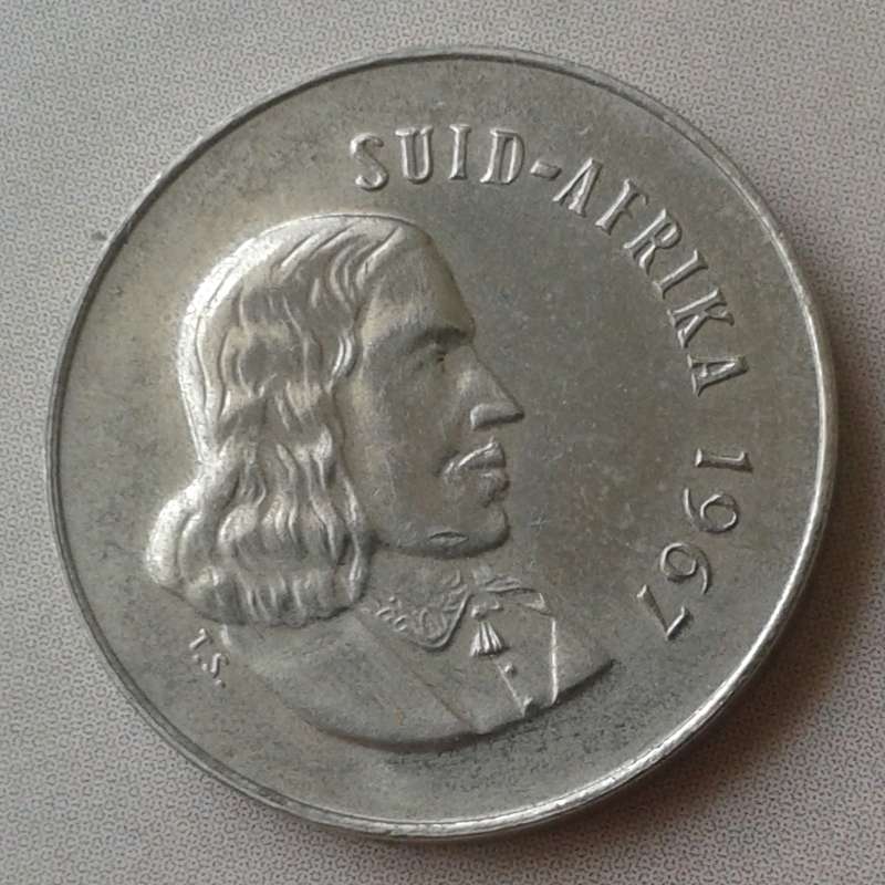 1967 Afrikaans nickel 5c