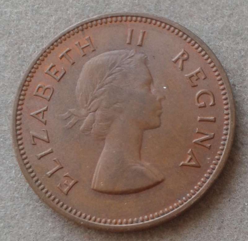 Uncirculated 1959 union 1/2 penny