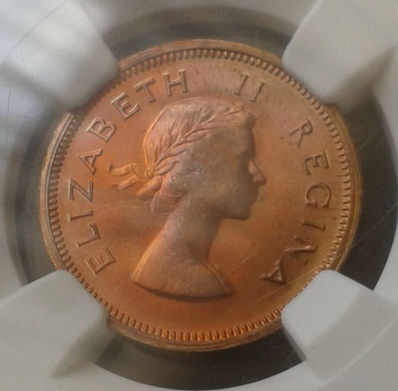 Nice 1957 union proof 1/4 Penny NGC PF66 RD (mintage: 1130)