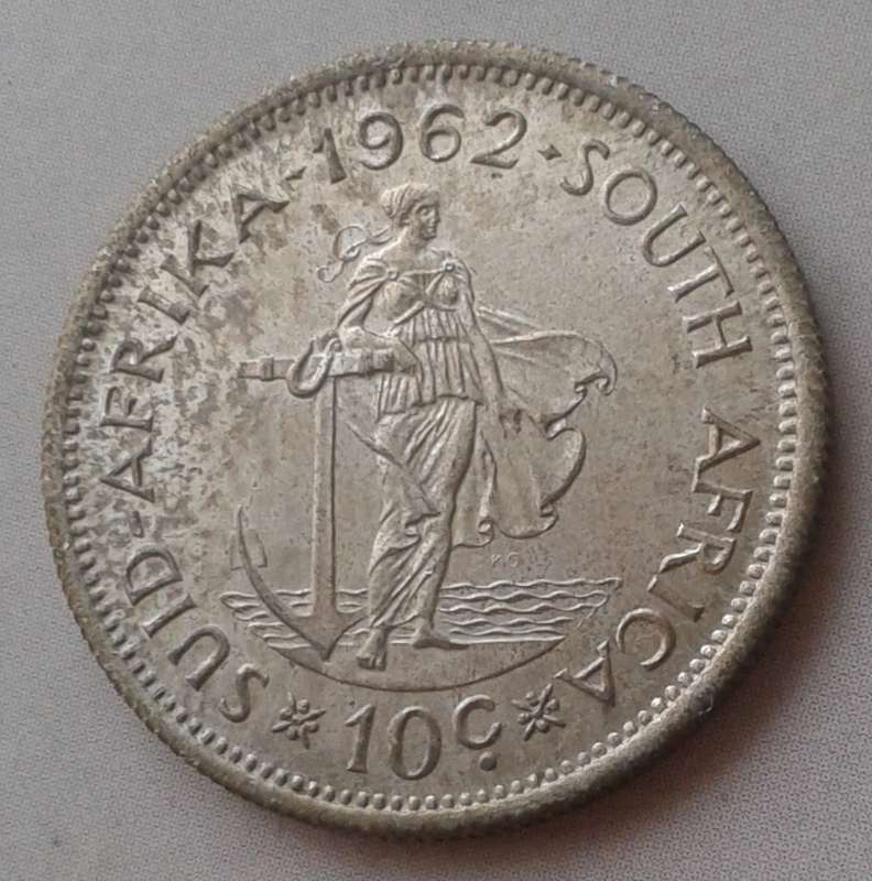 Uncirculated 1962 Republic silver 10c