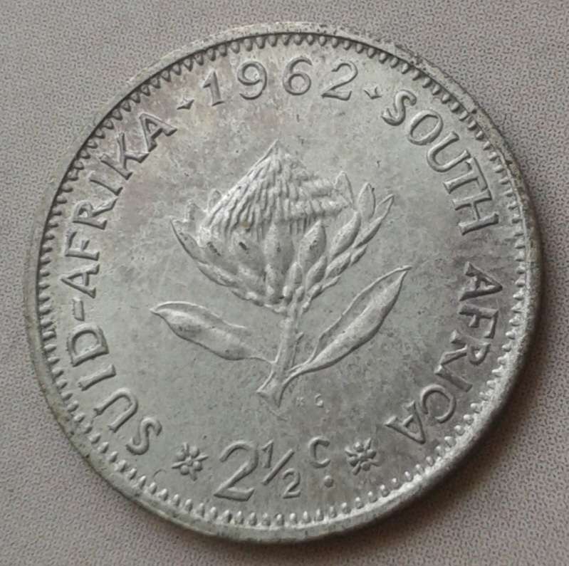 Scarcer 1962 uncirculated silver 2 1/2c (low mintage)