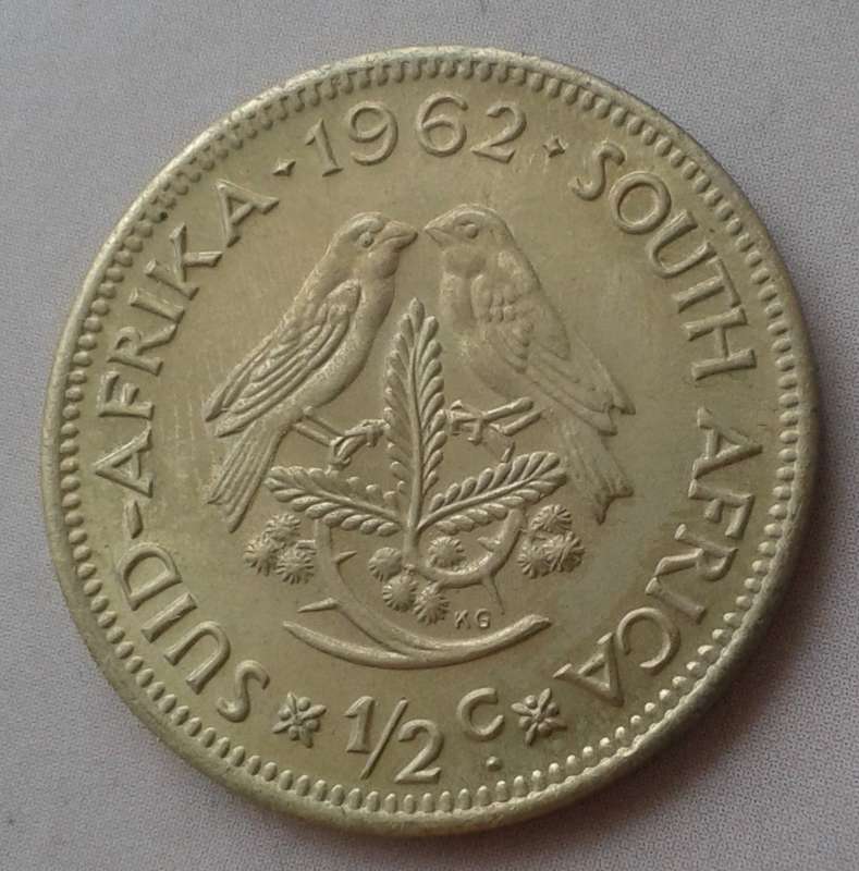 1962 Republic uncirculated 1/2c