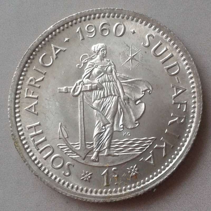 Uncirculated 1960 union silver shilling