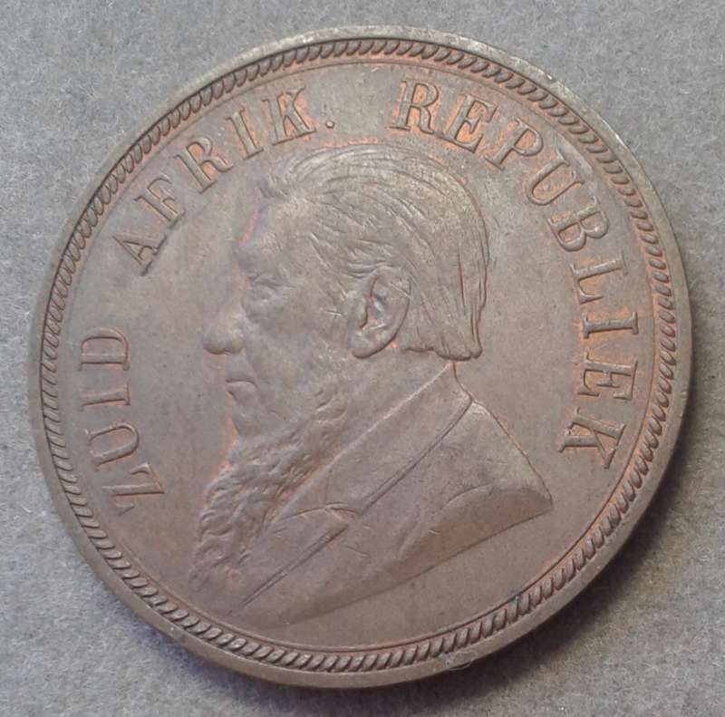 Nice higher grade 1898 ZAR Kruger penny
