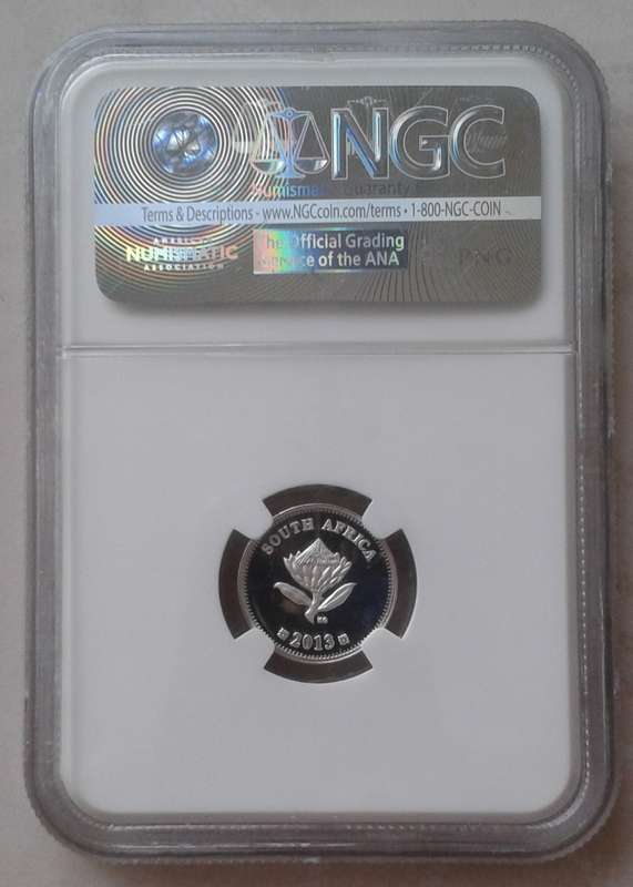 2013 Proof silver 2 1/2c NGC PF69 UC (Class 35)