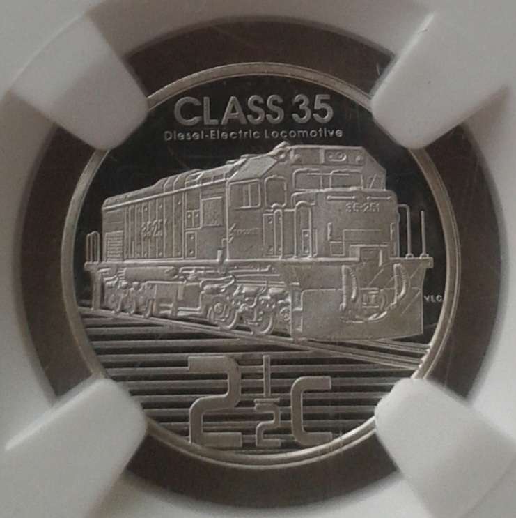 2013 Proof silver 2 1/2c NGC PF69 UC (Class 35)