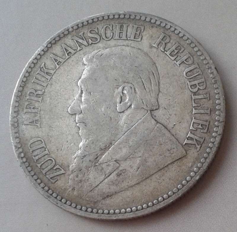 1896 ZAR Kruger silver 2 1/2 Shillings