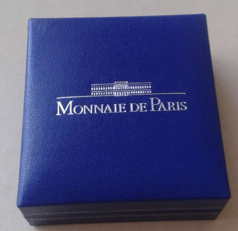 2007 France proof silver 1 1/2 Euro in box incl certificate (Rugby World Cup) - low mintage