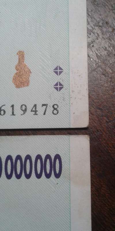 Decent 2008 Zimbabwe 10 billion dollars
