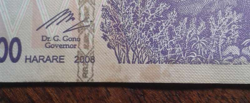 Decent 2008 Zimbabwe 10 billion dollars