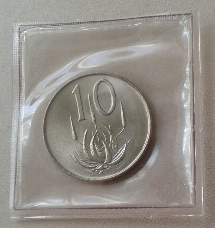 1967 English uncirculated nickel 10c (low mintage)