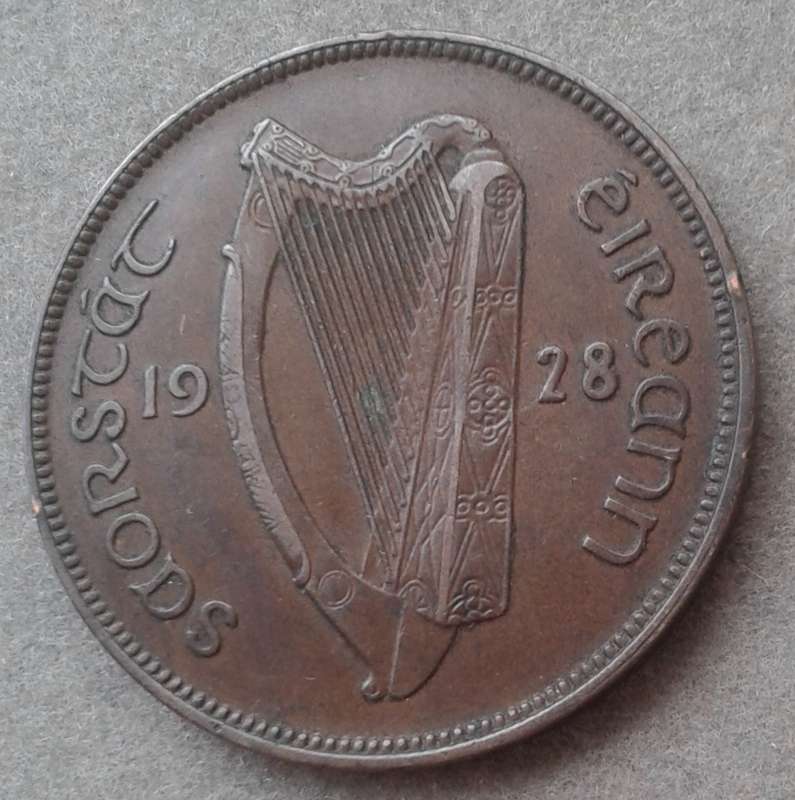 Decent 1928 Ireland penny