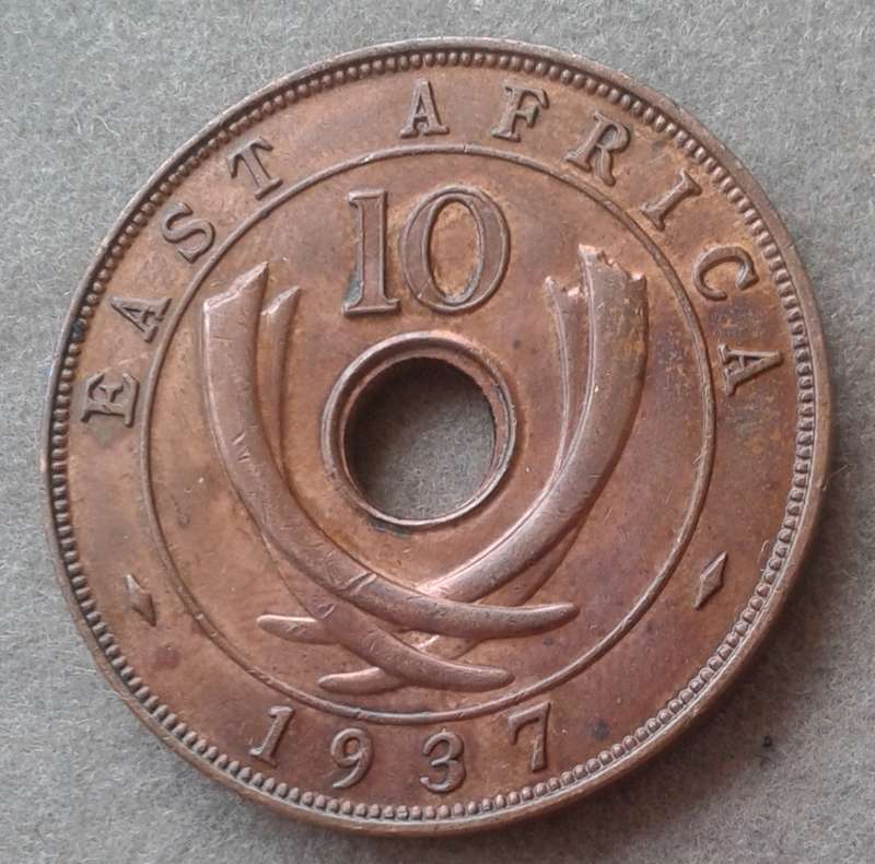 1937 East Africa 10c