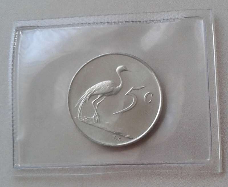 Uncirculated 1968 English nickel 5c (Pres.Swart)