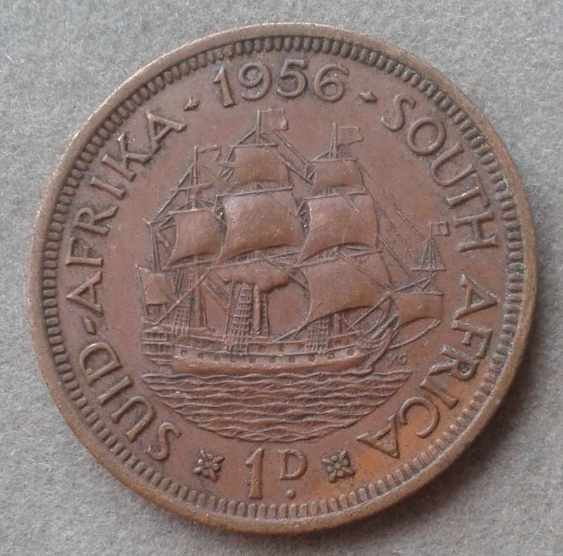 1956 Union penny