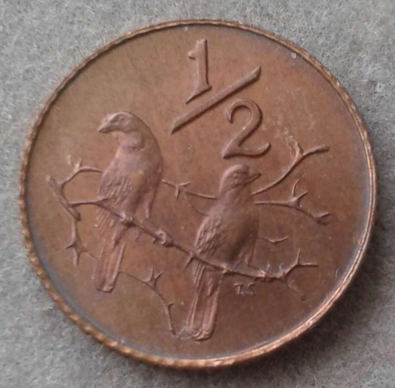 Scarcer 1974 uncirculated 1/2c (mintage: 20000)