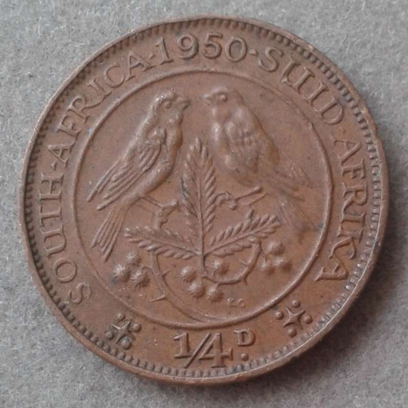 1950 Union 1/4 penny.