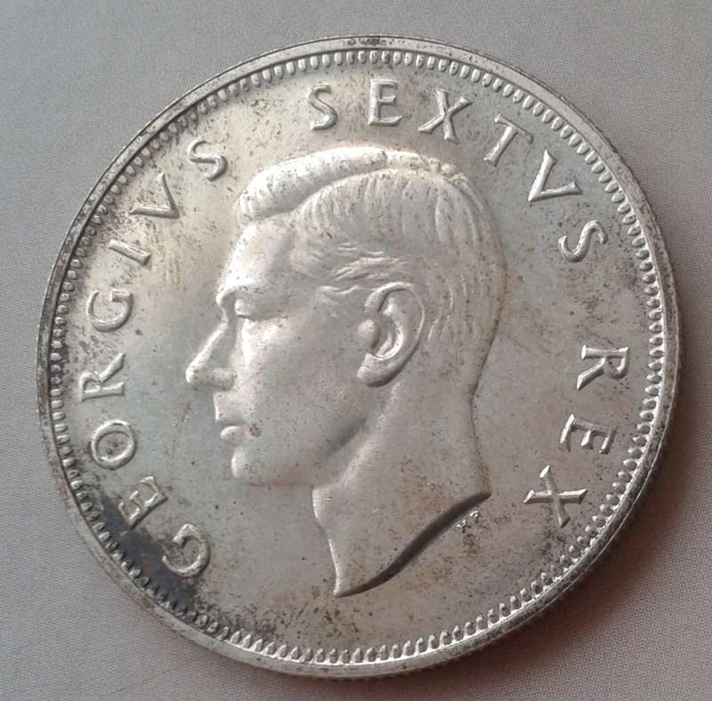 Nice 1952 Union silver 2 1/2 Shillings in proof