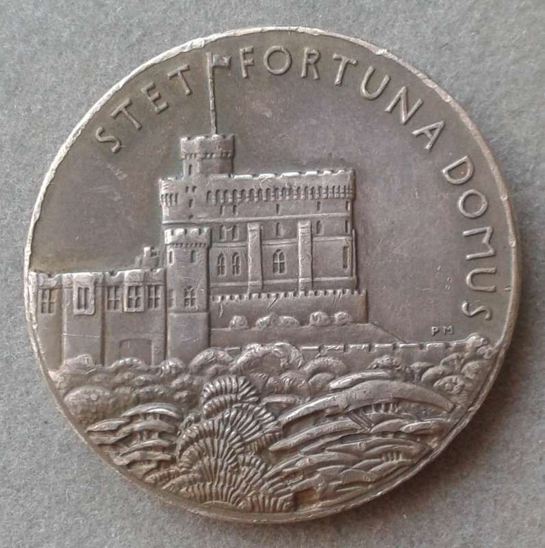 1935 George V/Queen Mary sterling silver medal