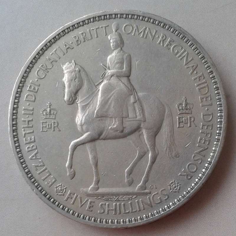 1953 Coronation of Queen Elizabeth II british crown.
