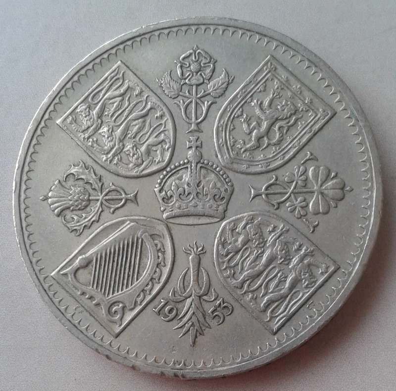 1953 Coronation of Queen Elizabeth II british crown.