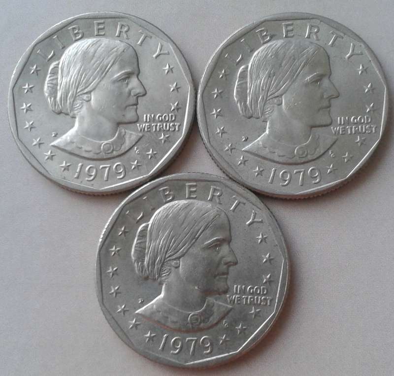 1979 US Susan B. Anthony dollar.