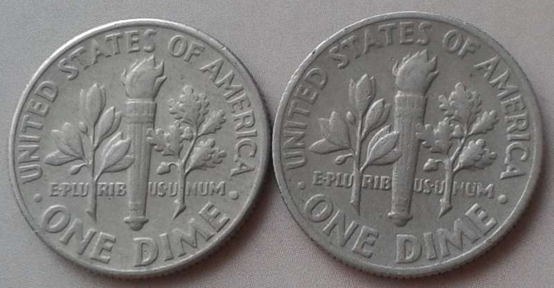 1967/1968 USA Roosevelt dime set