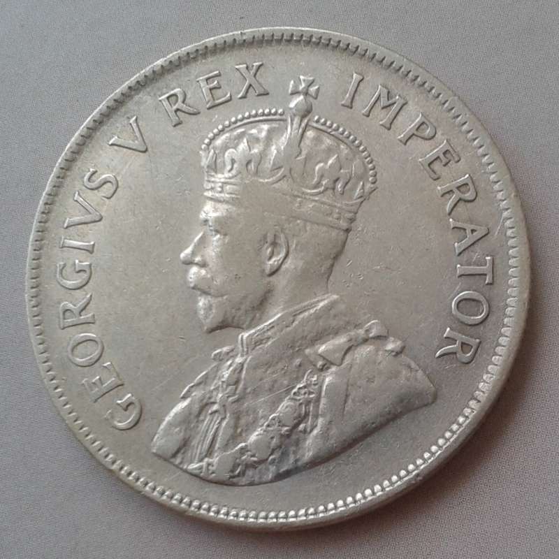 1929 union silver 2 1/2 Shillings in VF
