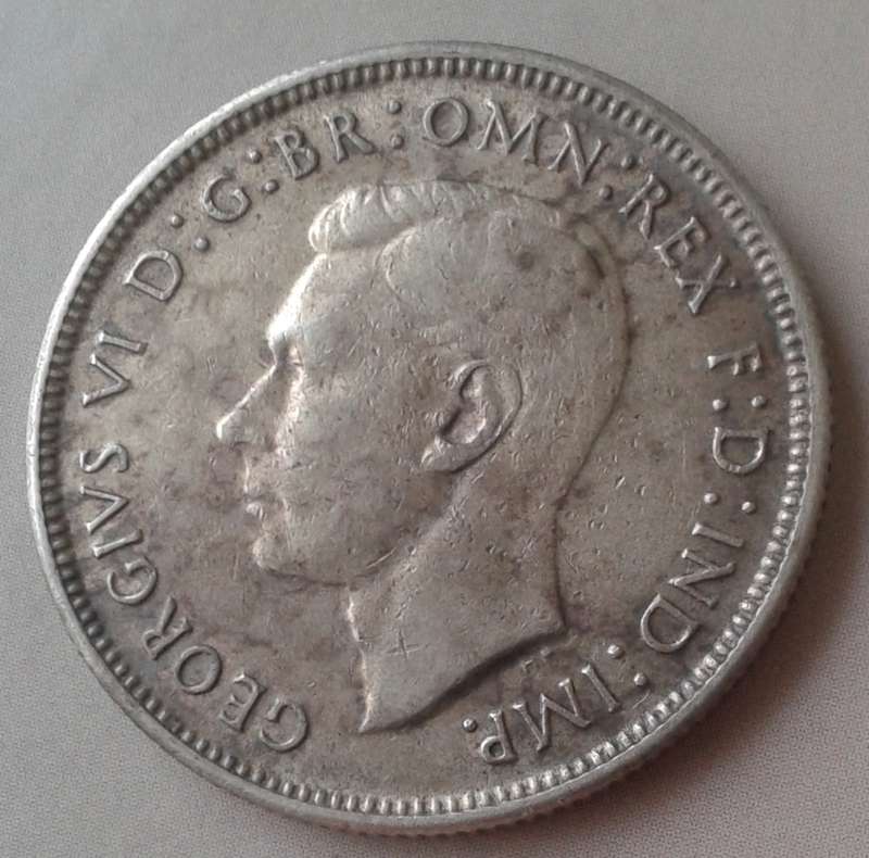 1942 S Australia sterling silver Florin (2 Shillings)