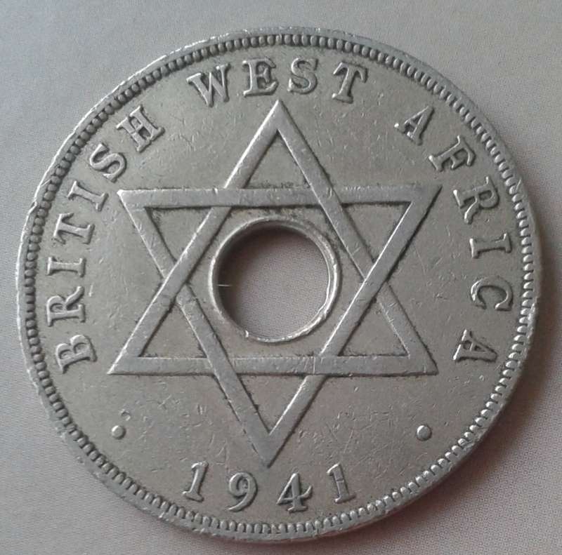 1941 British West Africa one penny