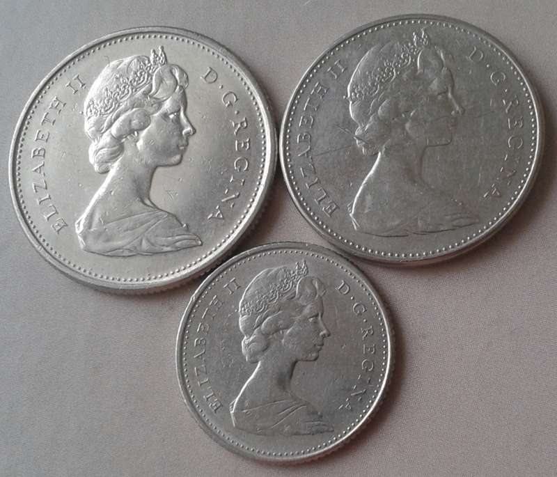 Lot of x3 Canada coins