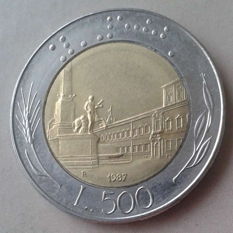 1987 Italy 500 Lire