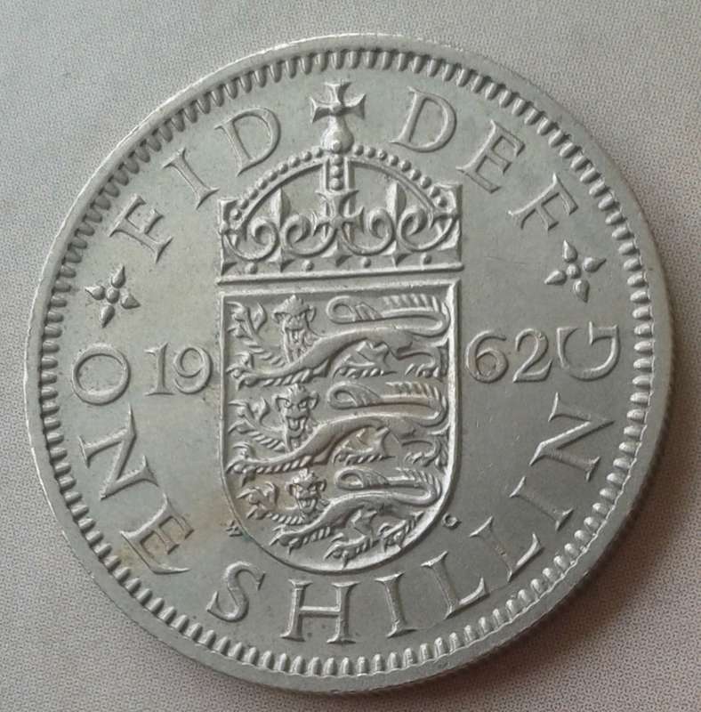 Nice 1962 British shilling