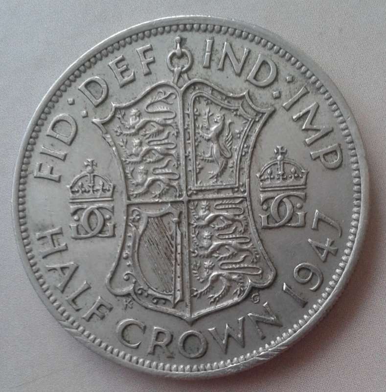 1947 British half crown