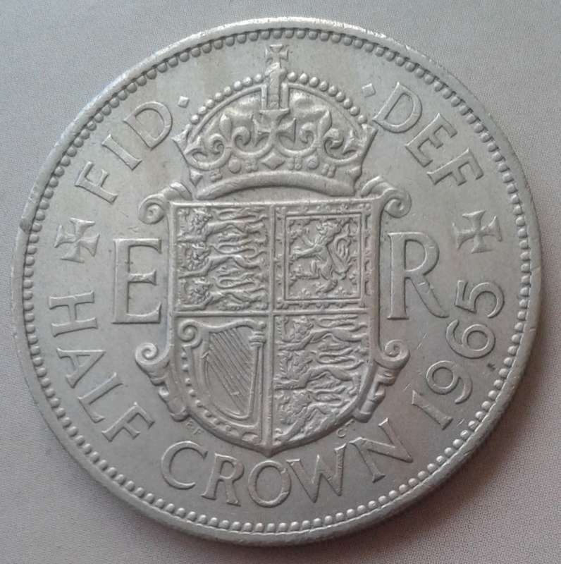 Decent 1965 British half crown