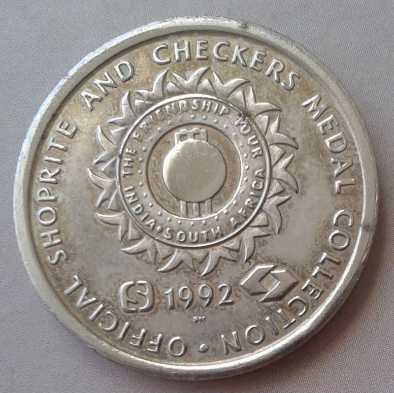 1992 Shoprite/Checkers Jonty Rhodes cricket medal
