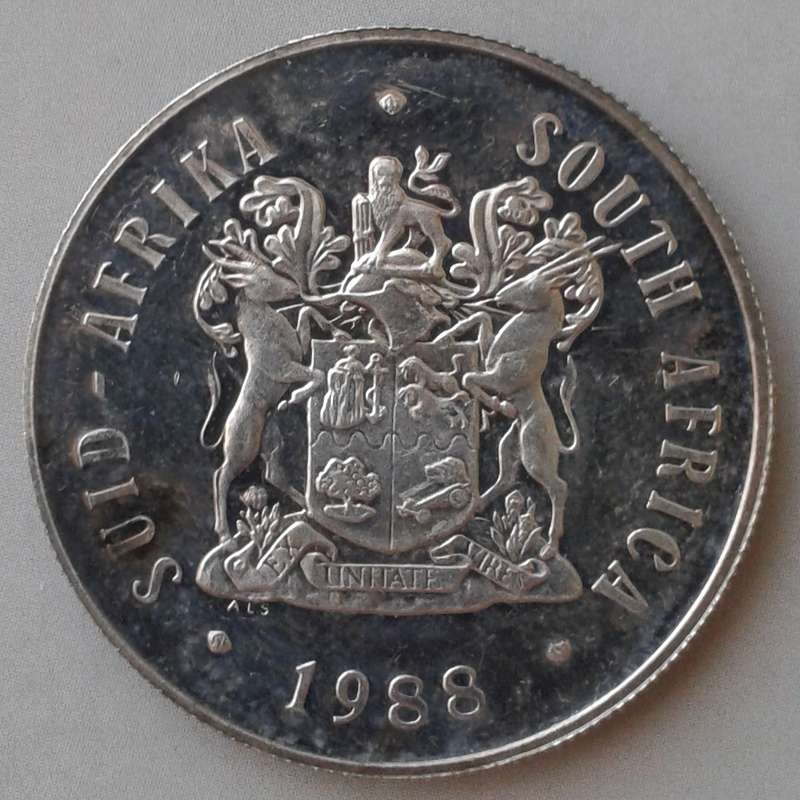 1988 Republic short proof set with double R1 (mintage: 7250)