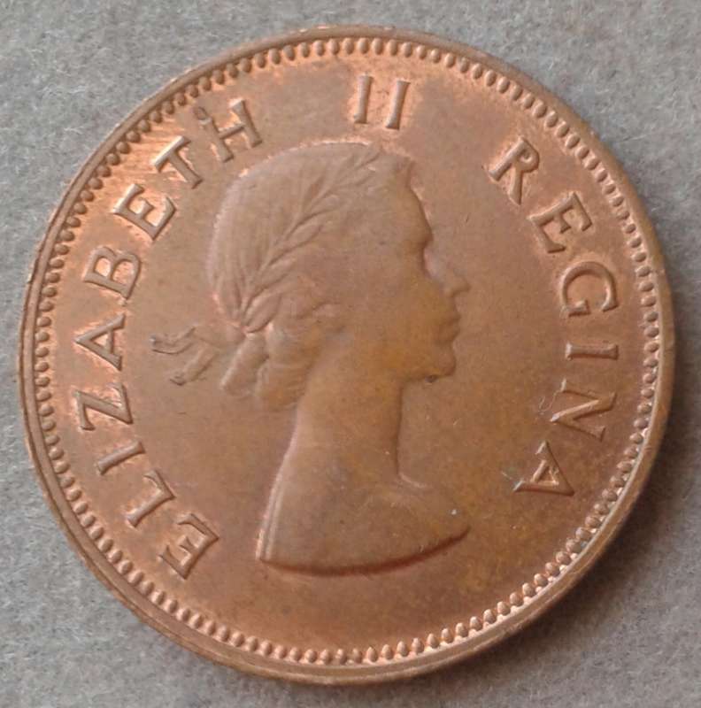 Higher grade 1960 union 1/2 Penny