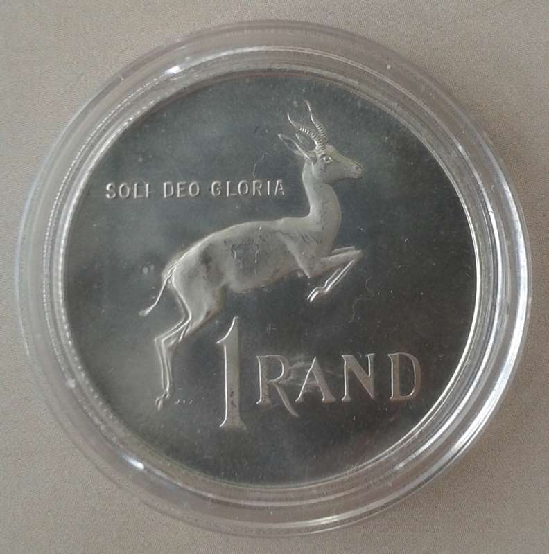 Encapsulated 1972 proof silver R1 (mintage: 10000)