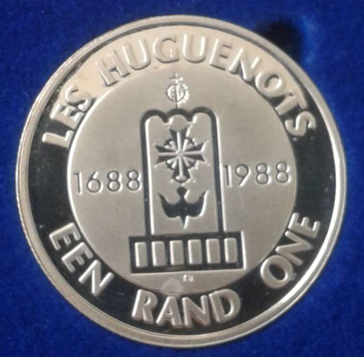 1988 Les Huguenots proof silver R1 in box
