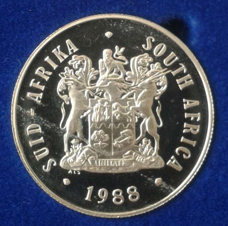 1988 Les Huguenots proof silver R1 in box