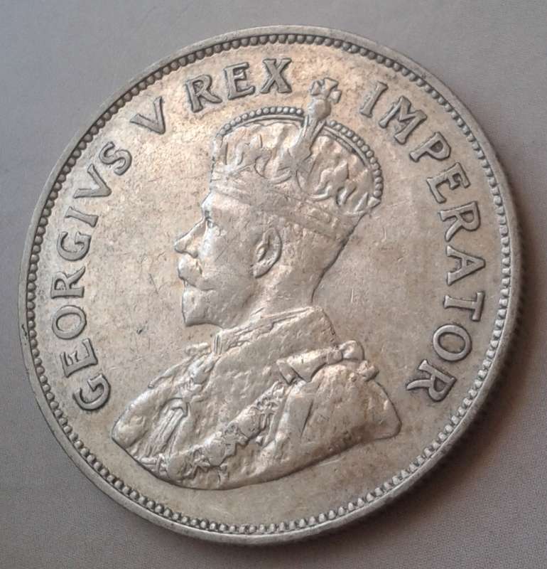 1934 Union silver 2 1/2 Shillings in XF