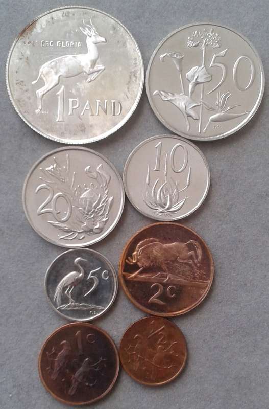 1983 Republic short proof set with silver R1 (not boxed)