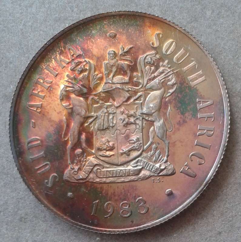 1983 Republic short proof set with silver R1 (not boxed)
