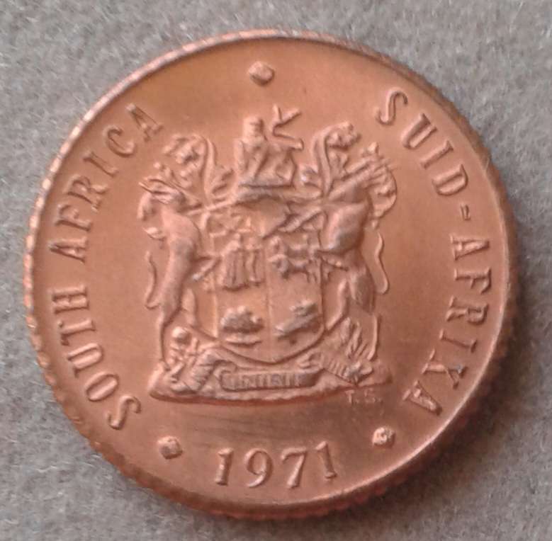 Scarcer 1971 uncirculated 1/2c (mintage: 20000)