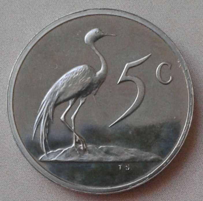 1989 Proof nickel 5c (mintage: 35540)