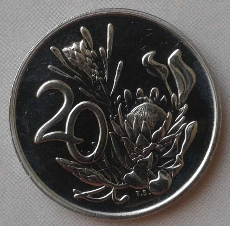 1988 Republic proof 20c