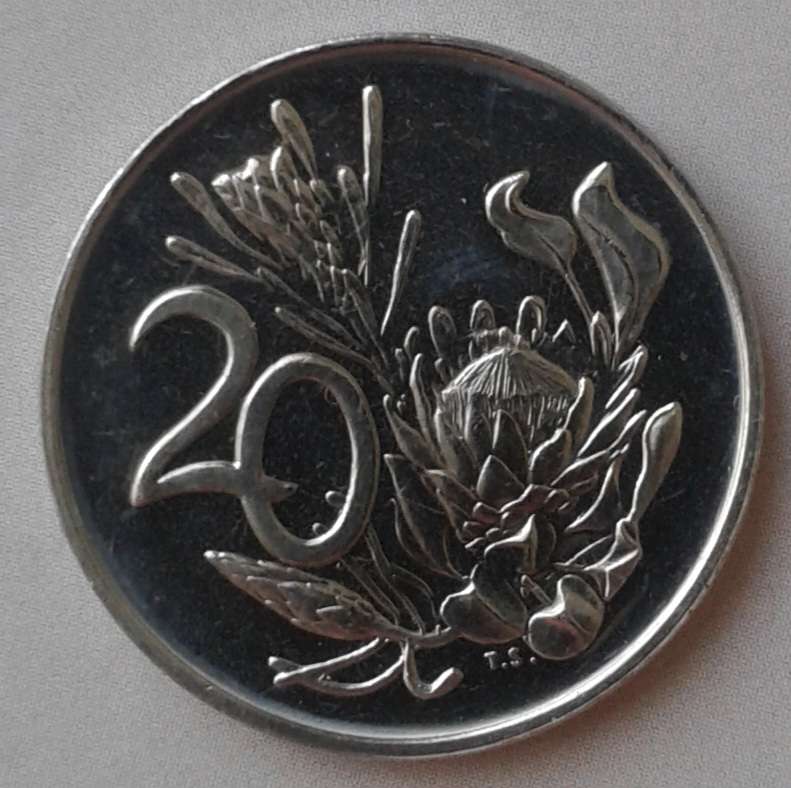 1989 Republic uncirculated 20c