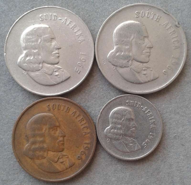 Lot of x2 republic 1965 coins and (x2) 1966 coins